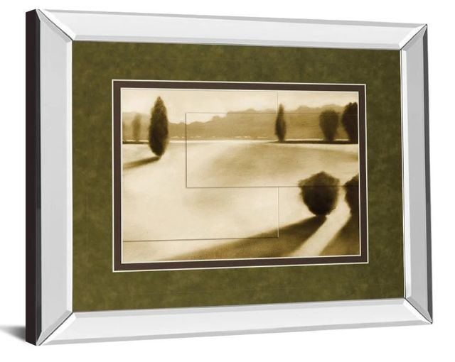 Classy Art Cyprus Eclipse II by Brent Collins Mirror Framed Wall Art-1