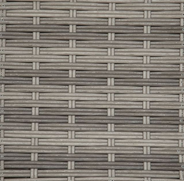 Furniture of America® Malia Gray Aluminum/Faux Wicker Outdoor Patio Dining Table-3