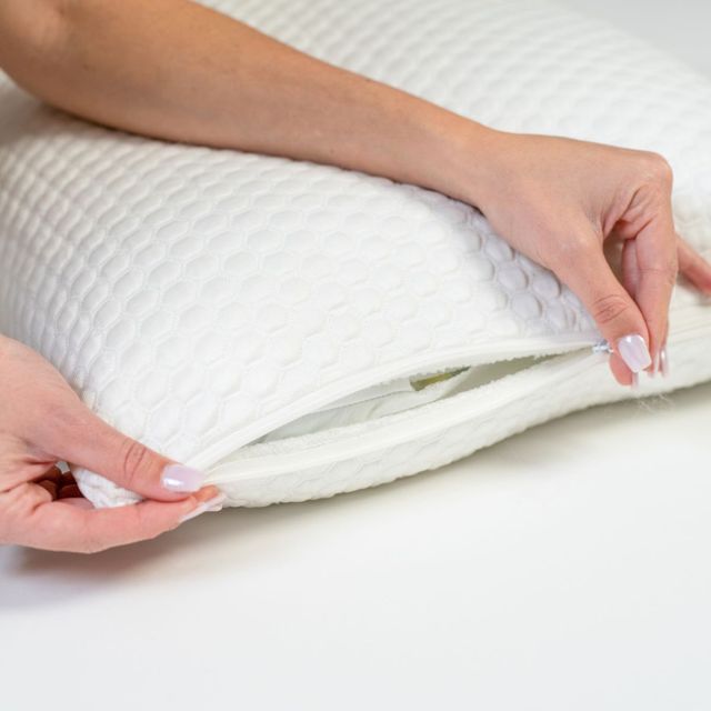 GhostBed® GhostPillow 2-Piece Shredded Memory Foam Standard Bed Pillow Set-4