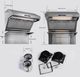 FORNO® Savona 36" Stainless Steel Wall Mounted Range Hood-3