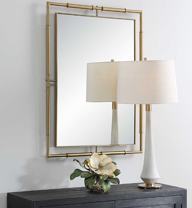 Uttermost® It's All Connected Brass Mirror-2