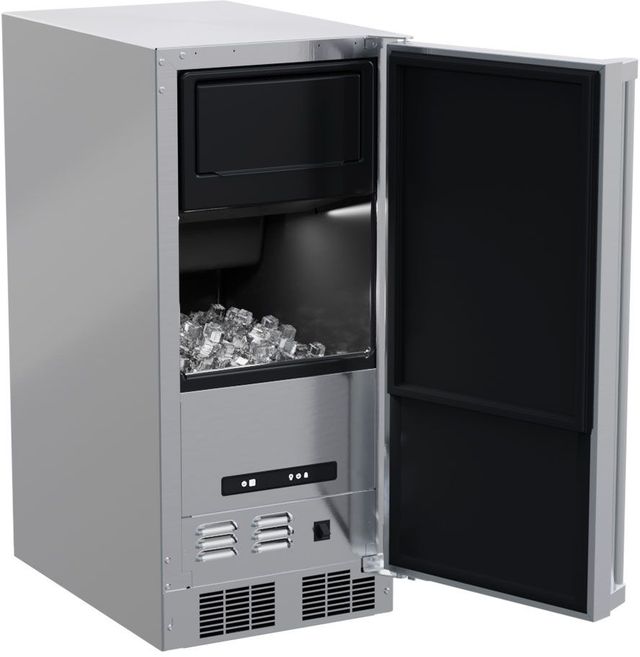 Marvel 15" Stainless Steel Outdoor Clear Ice Maker-1