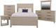 Vintage Furniture Mustang Twin Panel Bed-1