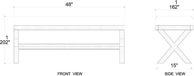 Bramble Customizable Renoir Medium Bench-1
