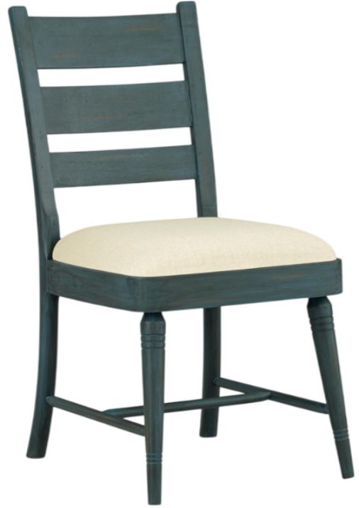 Legacy Classic Lake House Sea Glass Ladder Back Dining Side Chair-0