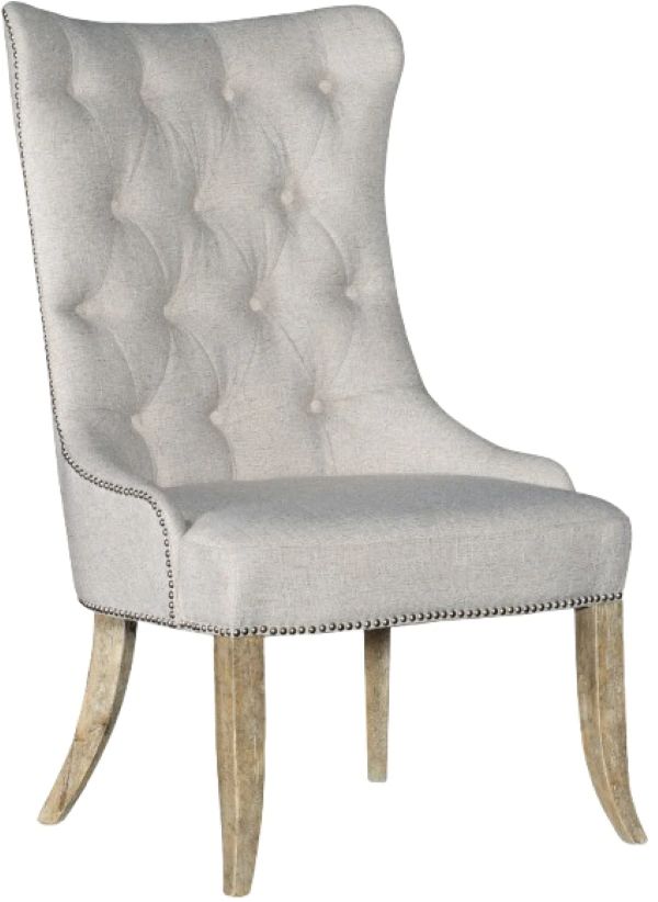 Hooker® Furniture Castella Antique Slate/Natural Tan Dining Side Chair-0