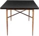 Zuo® Modern Nida Black Dining Table with Bronze Base-2