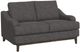 International Furniture Direct Alfa Gray Loveseat-0