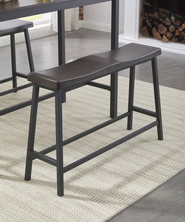 Signature Design by Ashley® Playden 4-Piece Black/Brown Counter Height Dining Table Set-1