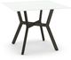 Amisco Customizable Norcross 36' White Glass Square Table-0