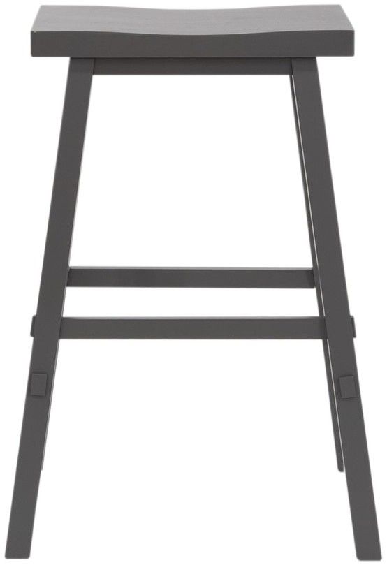 Liberty Furniture Creations II Gray 24" Sawhorse Counter Stool-2