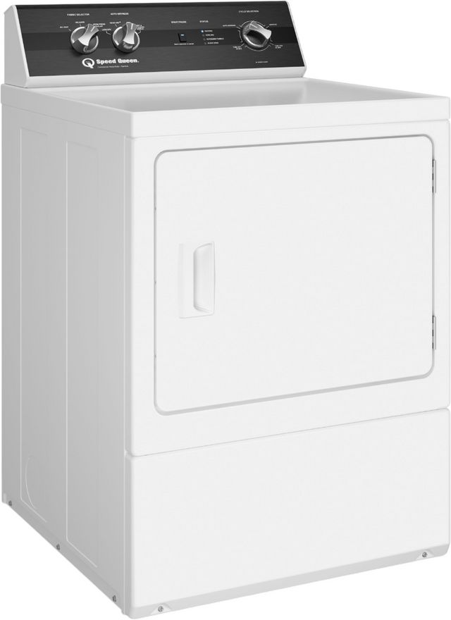 Speed Queen® DR3 7.0 Cu. Ft. White Electric Dryer-1