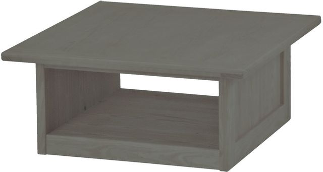 Crate Designs™ Furniture Graphite Lacquer Top Square Coffee Table-0