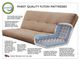 Kodiak Furniture Monterey Marmont Mocha/Butternut Full Storage Futon with Mattress-2