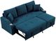 Furniture of America® Royden Blue Sleeper Sofa-1