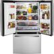 GE® 36 in. 20.6 Cu. Ft. Fingerprint Resistant Stainless Steel Counter Depth French Door Refrigerator-3