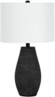 Monarch Specialties Inc. 24"H Black Resin Table Lamp-0