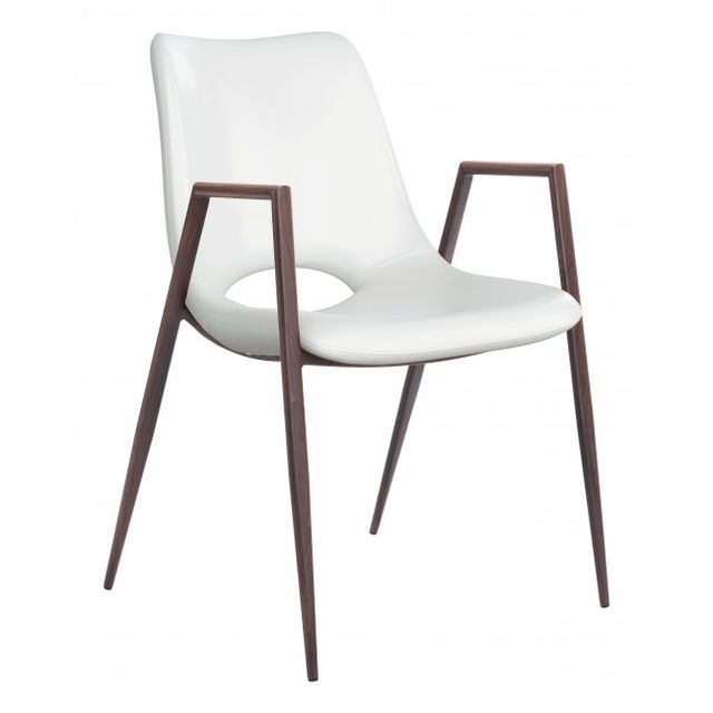 Zuo® Modern Desi White Dining Chair-0
