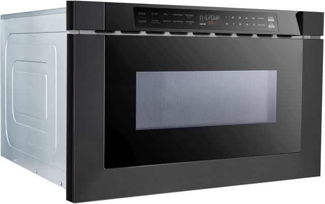 XO 1.2 Cu. Ft. Black Stainless Steel Microwave Drawer-2