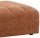 Dovetail Furniture Magda Terracotta Ottoman-2