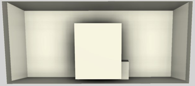 Vent-A-Hood® K Series 42" Biscuit Wall Mounted Liner Insert-2