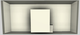 Vent-A-Hood® K Series 42" Biscuit Wall Mounted Liner Insert-2