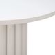 TOV Furniture Kali Matte White Round Dining Table-5