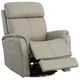 Flexsteel® View Light Gray Swivel Power Recliner with Power Headrest and Lumbar-1