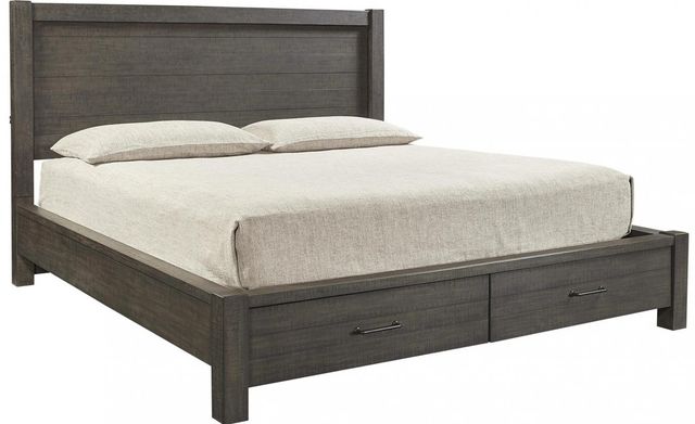 aspenhome® Mill Creek Carob California King Panel Storage Bed-0