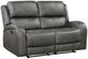 Homelegance® Pagosa Gray Double Reclining Loveseat-0