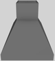 Vent-A-Hood® 54" Gunsmoke Euro-Style Island Range Hood-4