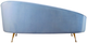 Moe's Home Collection Abigail Blue Chaise-4