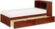Homelegance® Rowe Dark Cherry Youth Twin Bookcase Platform Storage Bed-3
