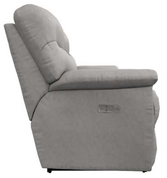 La-Z-Boy® James Powder Power Reclining Loveseat with Headrest and Console-3