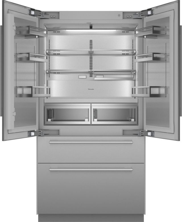 Thermador® Freedom® 42" 22.3 Cu. Ft. Masterpiece® Stainless Steel Built-In French Door Freezer-1