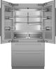 Thermador® Freedom® 42" 22.3 Cu. Ft. Masterpiece® Stainless Steel Built-In French Door Freezer-1