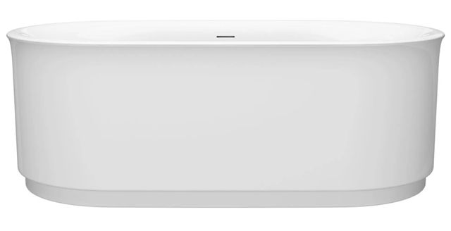 American Standard Studio® S White 68" x 34" Freestanding Bathtub Center Drain With Integrated Overflow-2