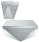 Coaster® Amore 2-Piece Silver Mirrored Occasional Table Set-0