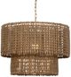 Uttermost® Biswas Antique Brass Light Pendant-3