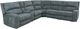 American Wholesale Furniture Dimples 6-Piece Pebble L-Shaped Power Reclining Sectional-0