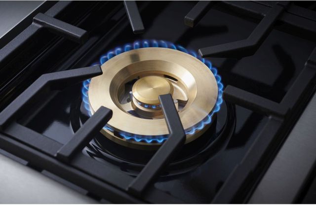 Monogram® Statement Collection 36" Stainless Steel Pro Style Dual Fuel Natural Gas Range-9