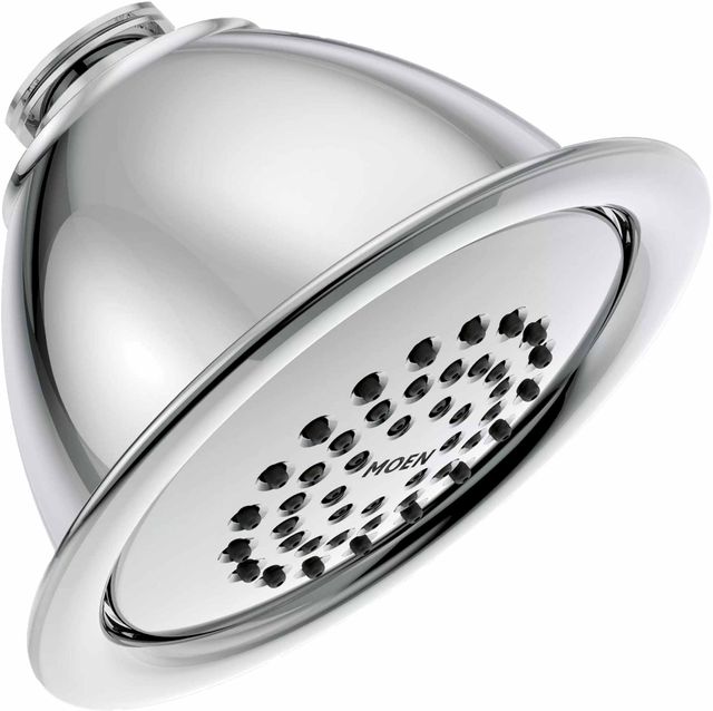 Moen® Chrome One-Function 4" Diameter Standard Spray Head-0