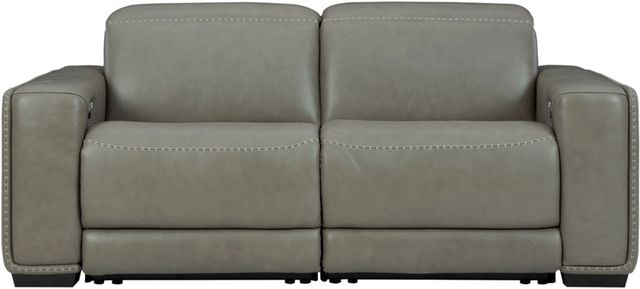 Signature Design by Ashley® Correze 2-Piece Gray Power Reclining Sectional-1