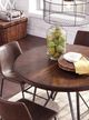 Signature Design by Ashley® Centiar Brown Dining Table with Dark Bronze Base-2