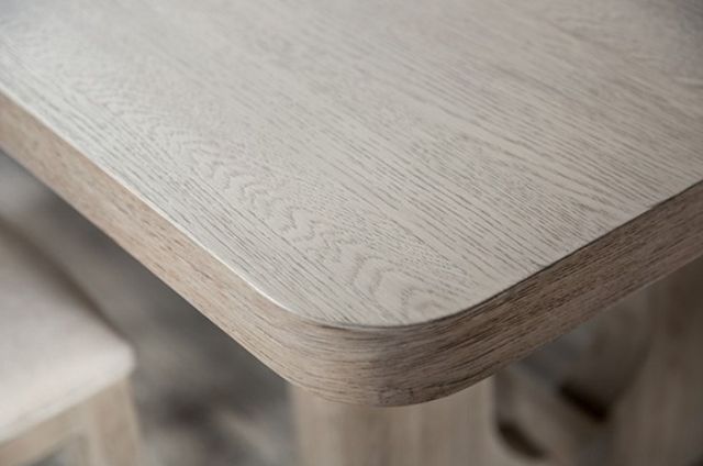 Furniture of America® Sterling West White Oak Rectangular Dining Table-3