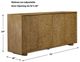 Uttermost® Stevenson Natural 4-Door Cabinet-2