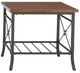 Powell® Harrison 3-Piece Chestnut Occasional Table Set with Dark Bronze Base-2