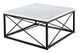 Steve Silver Co. Skyler White Cocktail Table with Black Base-0