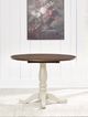 Signature Design by Ashley® Mellintine Brown Dining Table with Antique White Base-1