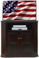 American Heartland Manufacturing Poplar 42" Plain Base Tall Corner TV Stand-1